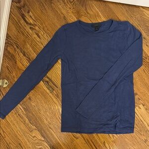Blue Long Sleeve Tee Shirt